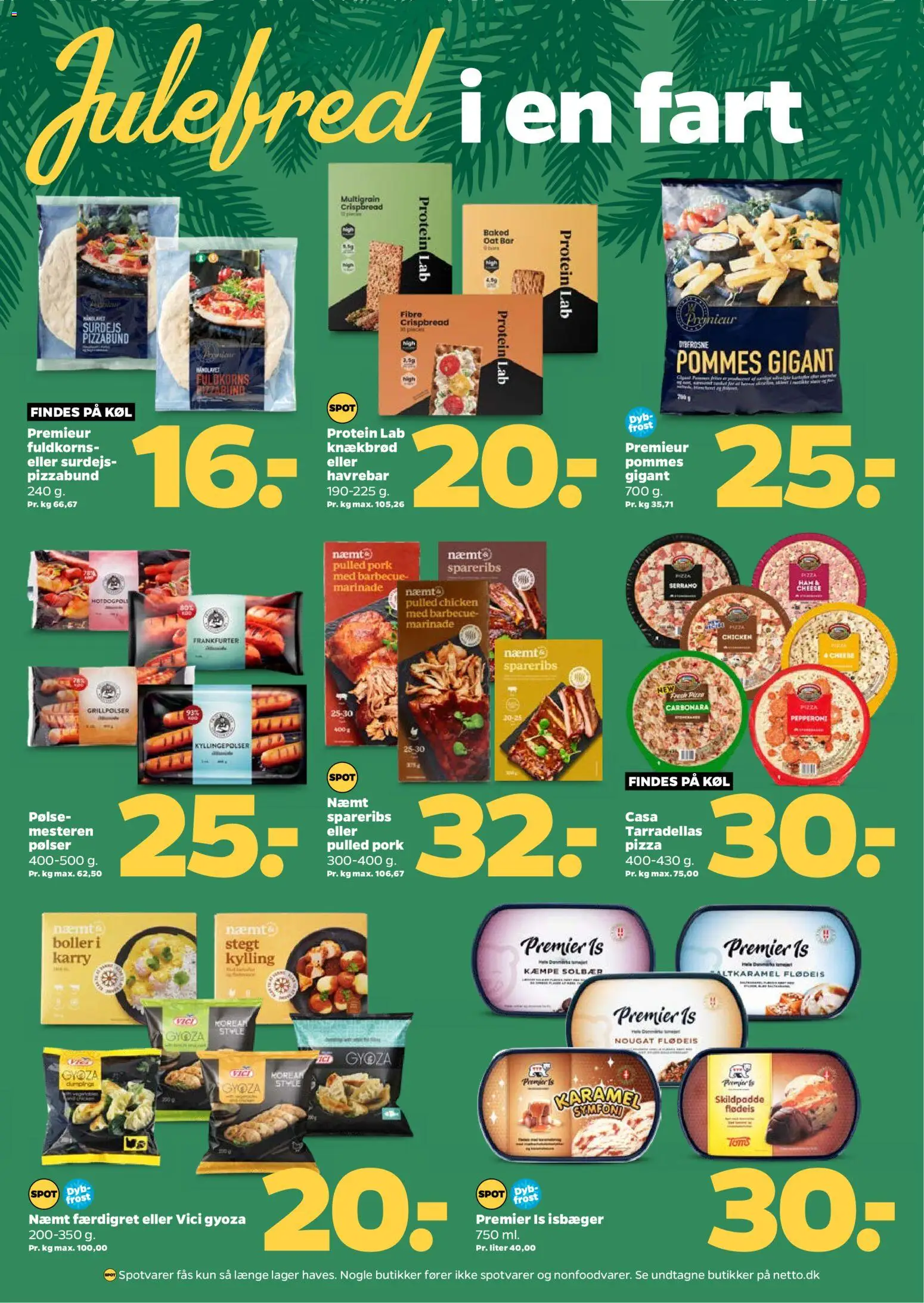 Netto tilbudsavis – gyldig fra 15.11.2025 | Side: 17 | Produkter: Kyllingepølser, Is, Knækbrød, Solbær