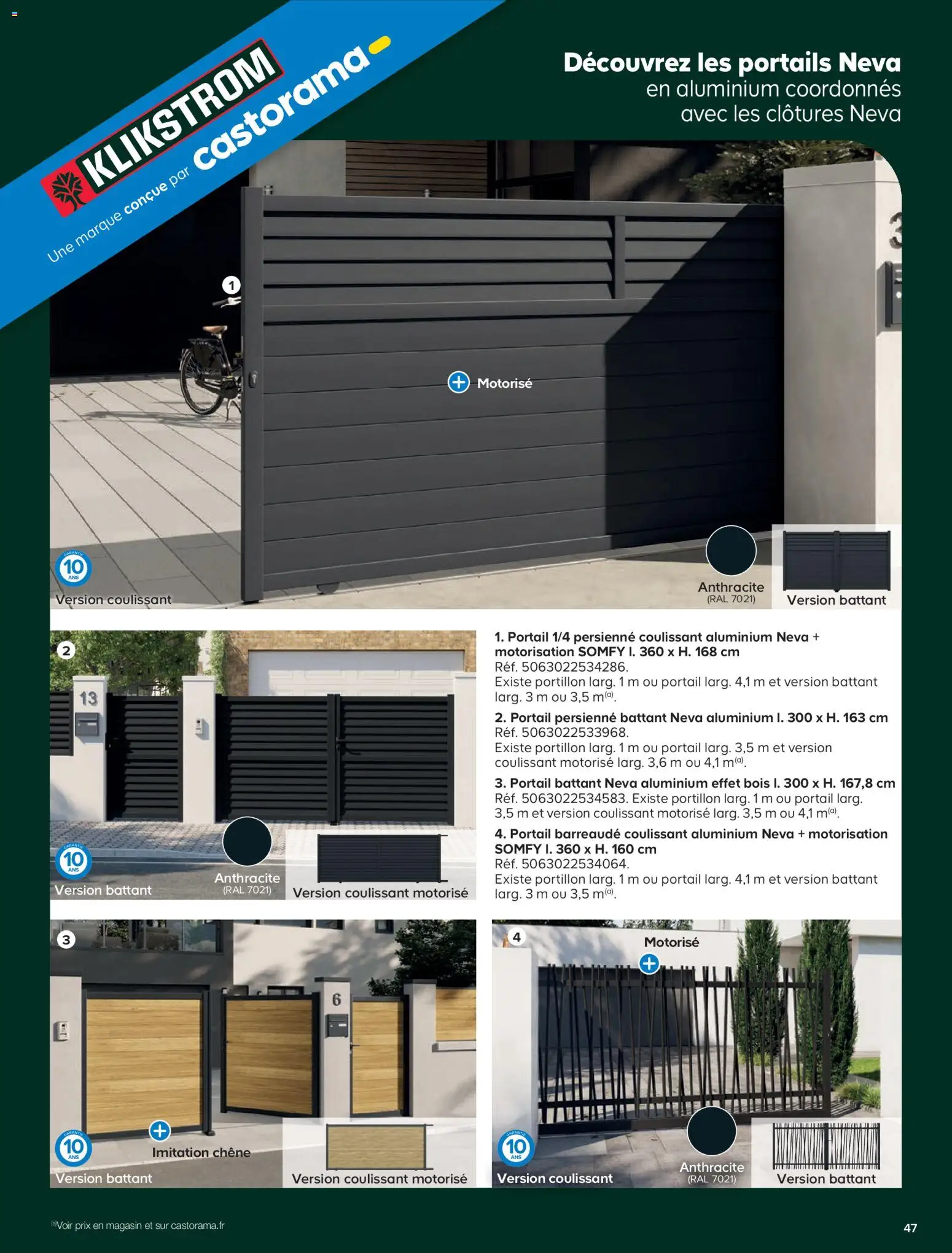 {H1} | Page: 47 | Produits: Portail