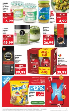 Ofertele Kaufland valabile de la 15.04.2026 | Pagină: 29 | Produse: Brânză, Oțet, Cacao, Sos