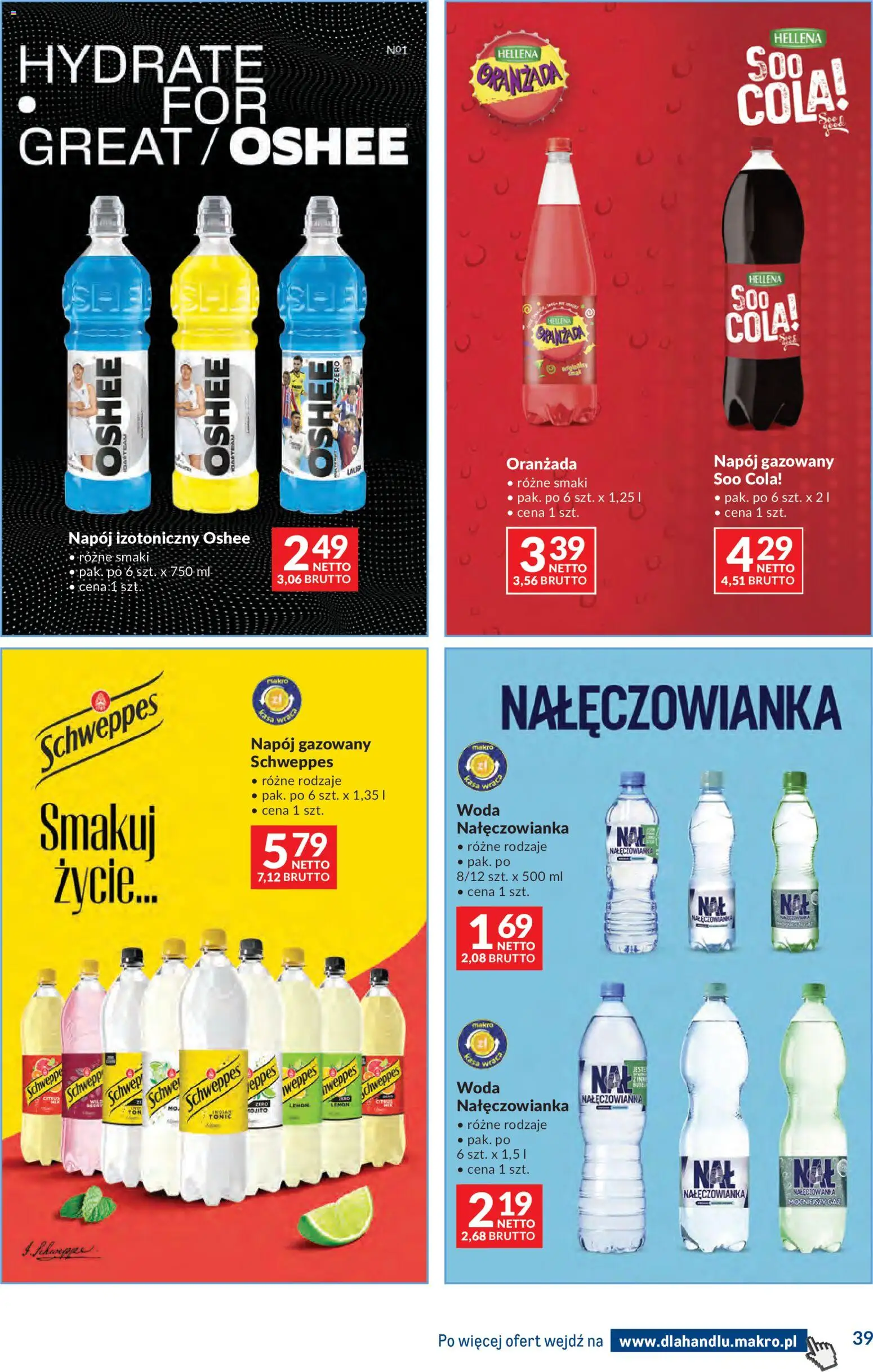 Makro Gazetka - Dystrybucja do sklepów od 17.02.2026 | Strona: 39 | Produkty: Woda