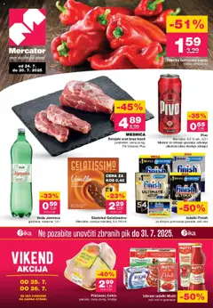 Mercator katalog - pregled letaka veljavnega od 24.07.2025