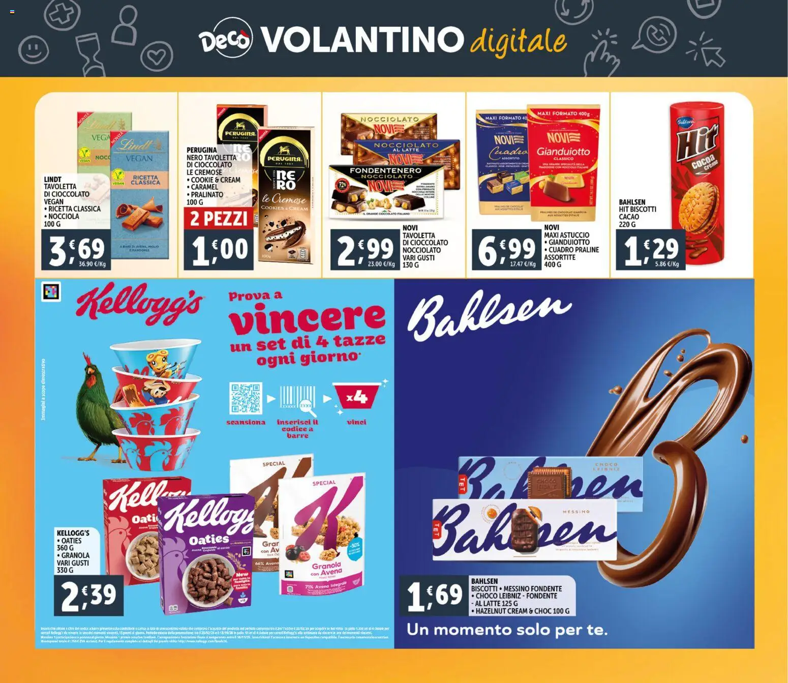 Volantino Decò del 06.03.2026 | Pagina: 25 | Prodotti: Cioccolato, Nocciole, Astuccio, Cacao