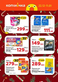 Копійочка акції дійснийкції з 22.12.2025 | Сторінка: 26 | Товари: Плямовивідник