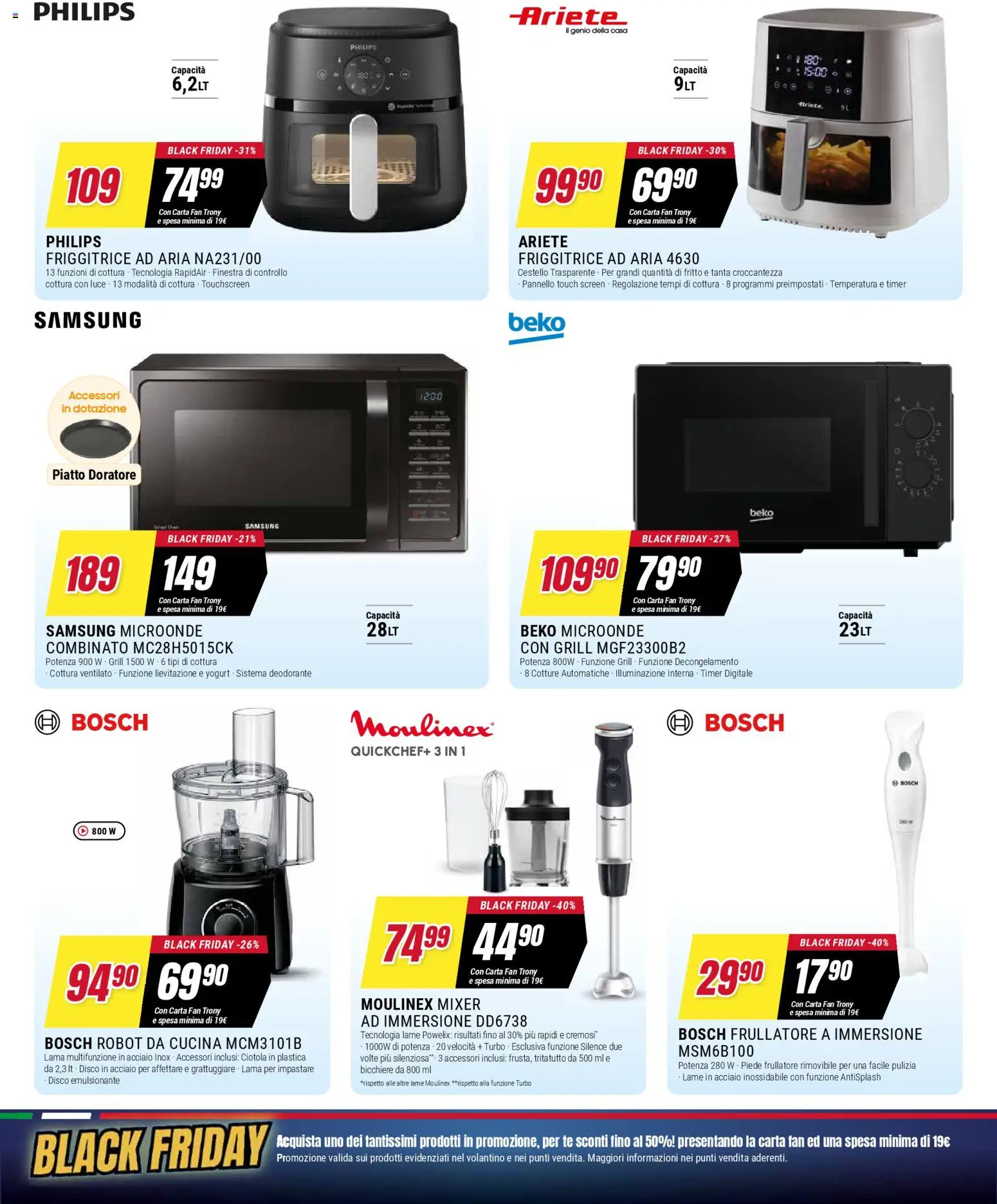 Volantino Trony del 25.11.2025 | Pagina: 31 | Prodotti: Yogurt, Deodorante, Mixer, Robot da cucina