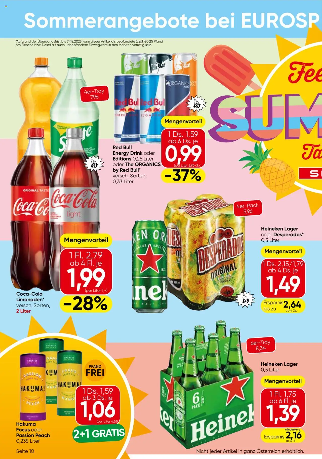 Eurospar Flugblatt - Tirol gültig ab 31.07.2025 | Seite: 10