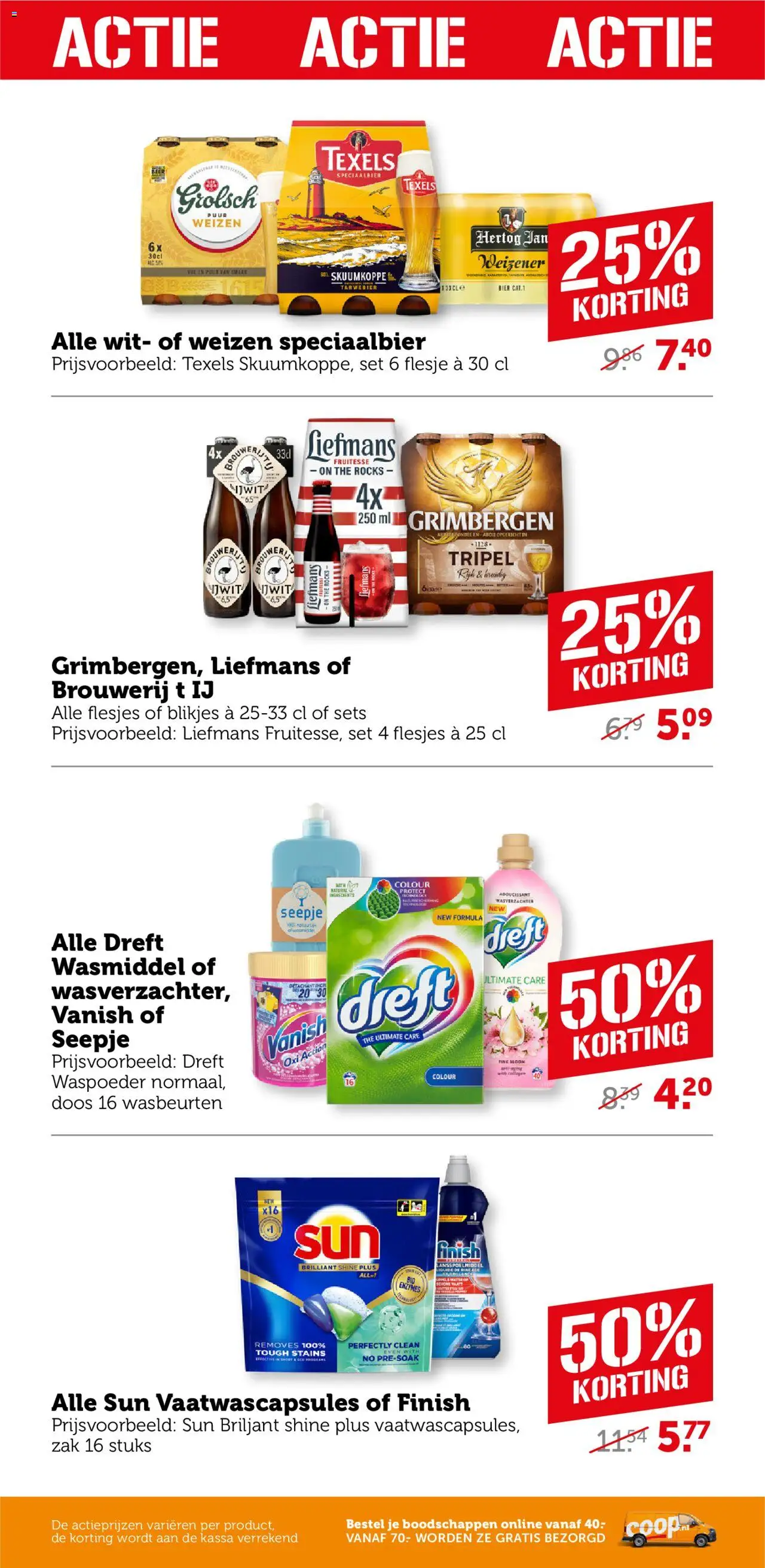  | Pagina: 34 | Producten: Wasmiddel, Wasverzachter, Bier, Festék