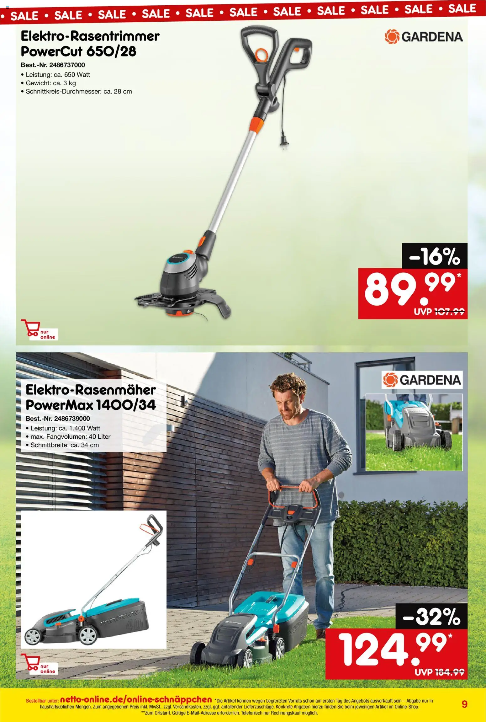 Netto Marken-Discount Online-Sonderangebote Sale – gültig ab 25.09.2025 | Seite: 9