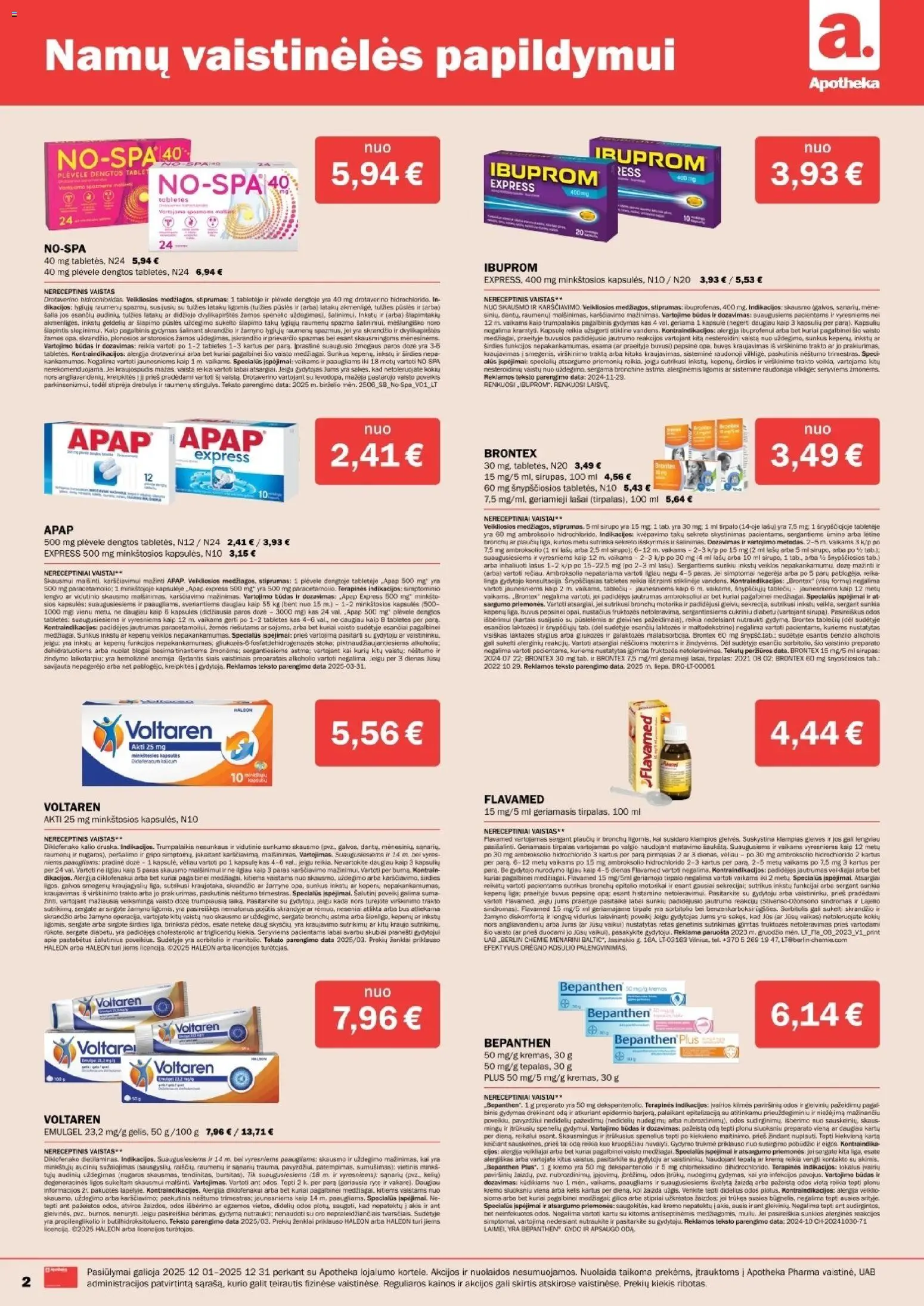 Apotheka akcijos nuo 01.12.2025 | Puslapis: 2