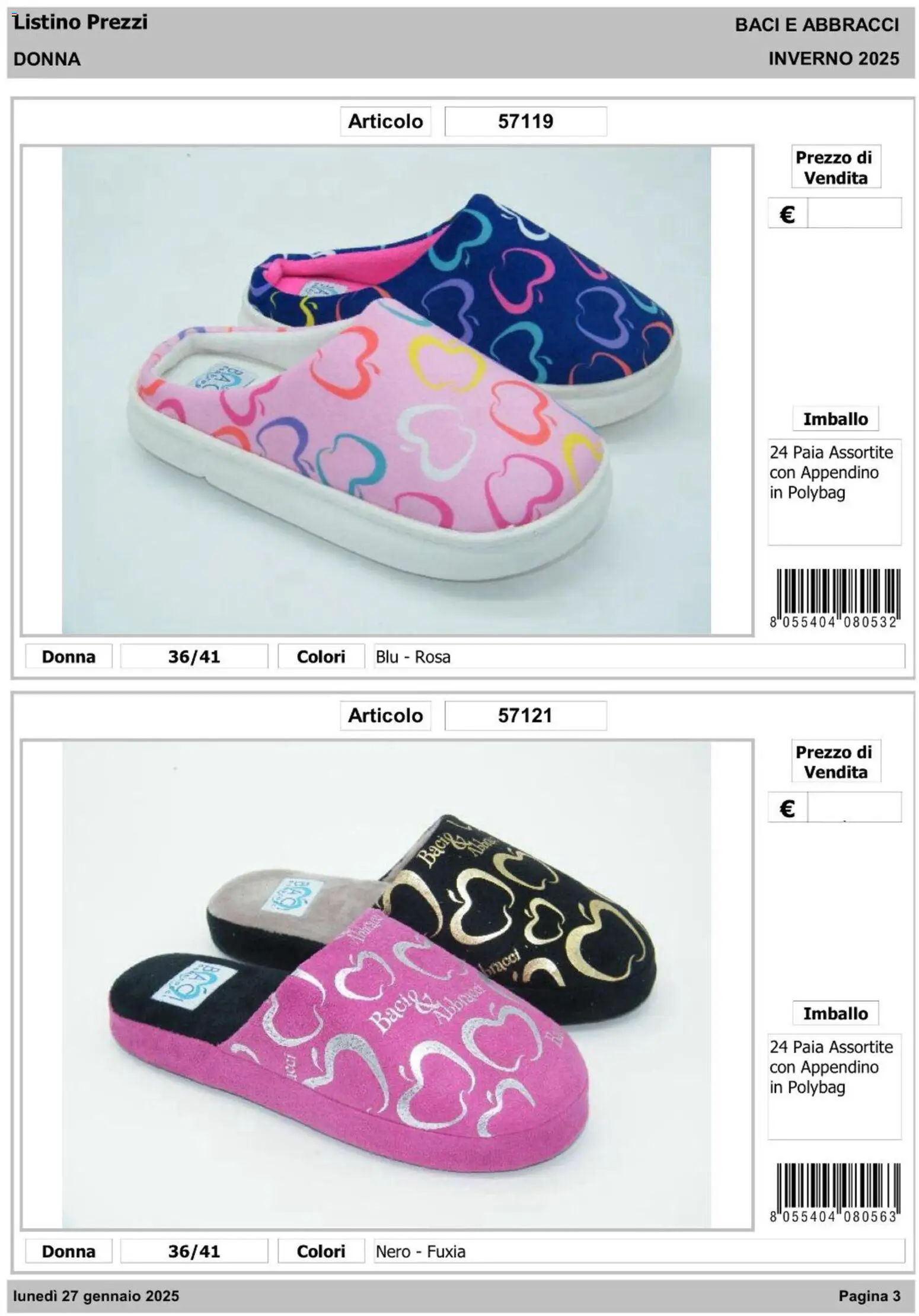 IFA Europe -  Baci & Abbracci – σε ισχύ από 14.01.2026 | Σελίδα: 4