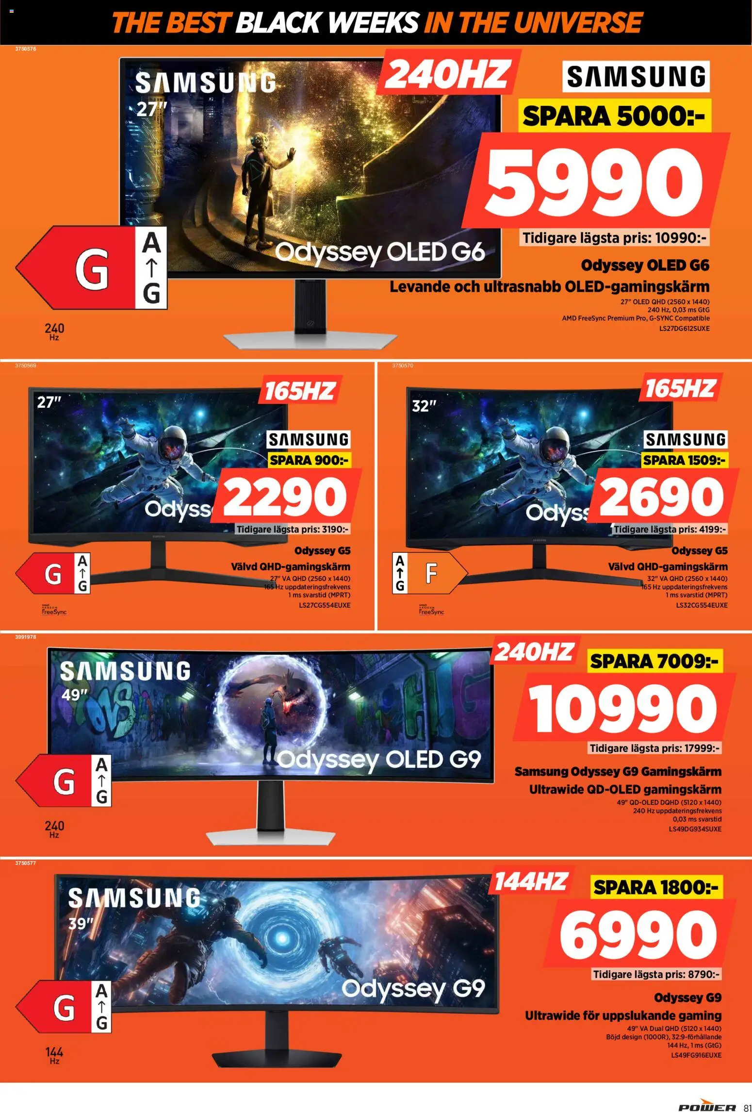 Power reklamblad aktuell från 24.11.2025 | Sida: 81