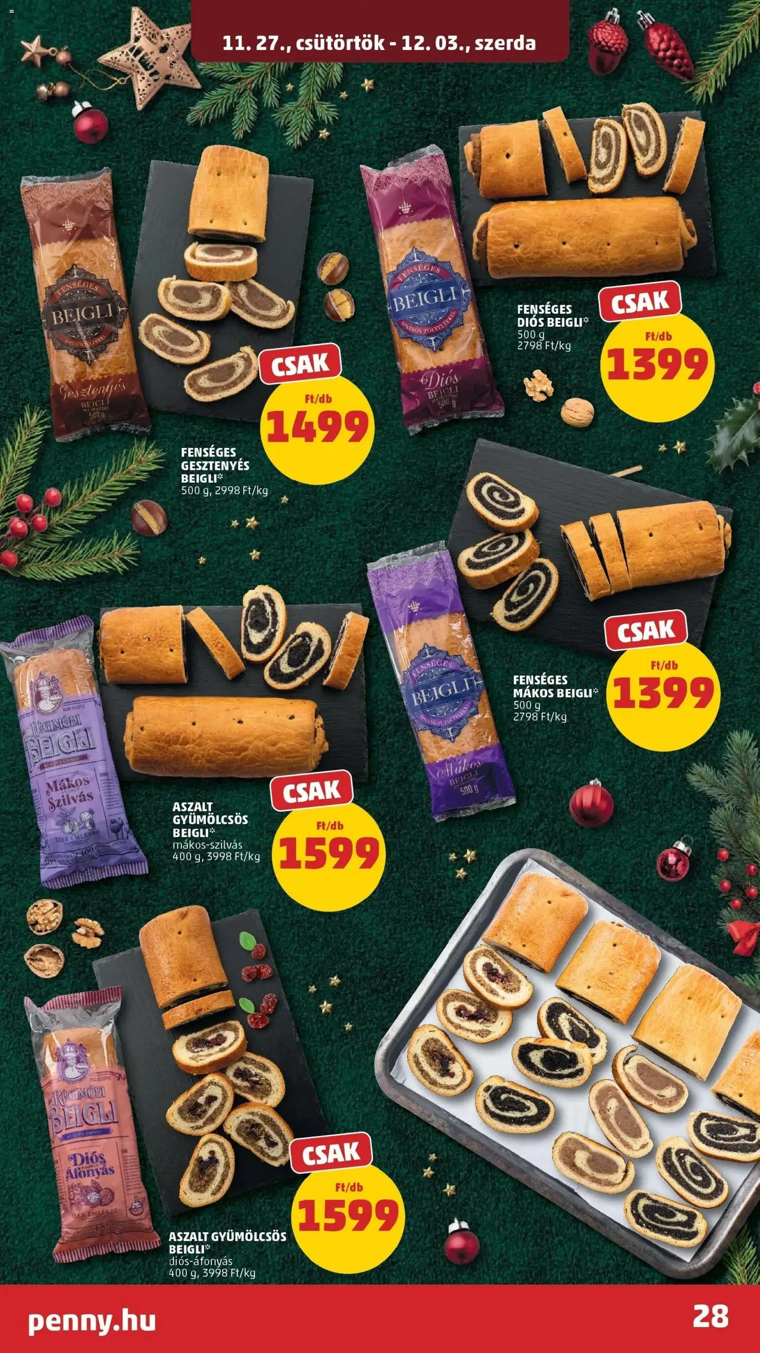 PENNY akciós ujság - amely érvényes a következő dátumtól: 26.11.2025 | Oldal: 28