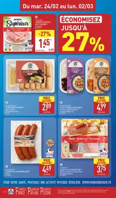 Aldi - Prévisualisation de Aldi - Catalogue de la semaine 9 valide à partir de 24.02.2026 | Page: 8 | Produits: Jambon Cru, Jambon, Porc, Riz