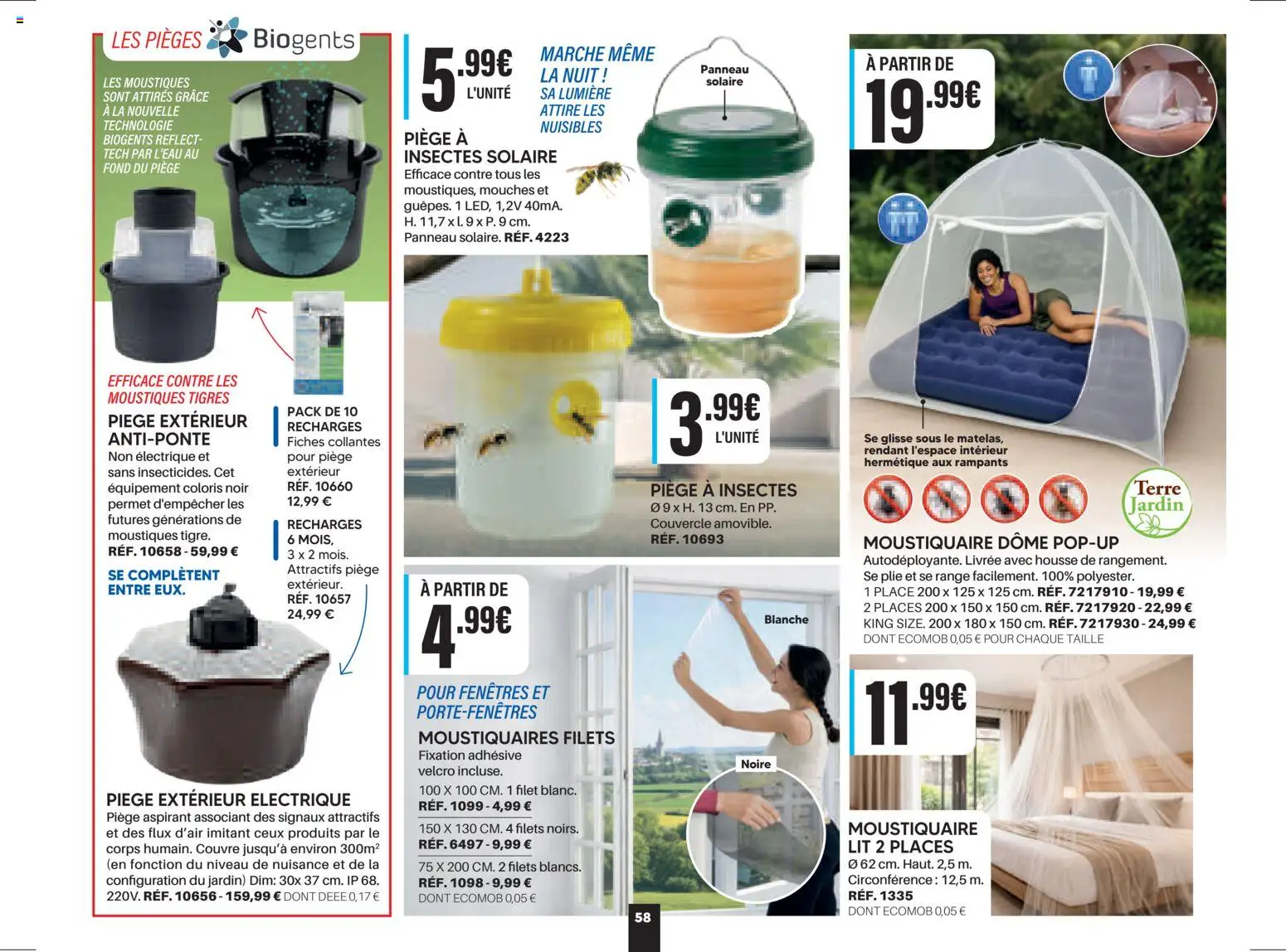 {H1} | Page: 58 | Produits: Moustiquaire, Lit