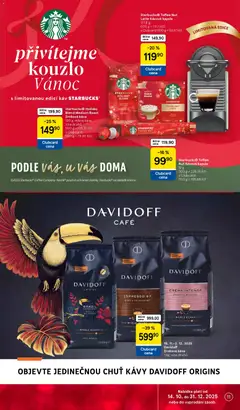 Náhled letáku Starbucks® Holiday Blend Medium Roast, Zrnková káva 190 g, mletá káva, více druhů od 26.11.2025 | Strana: 11