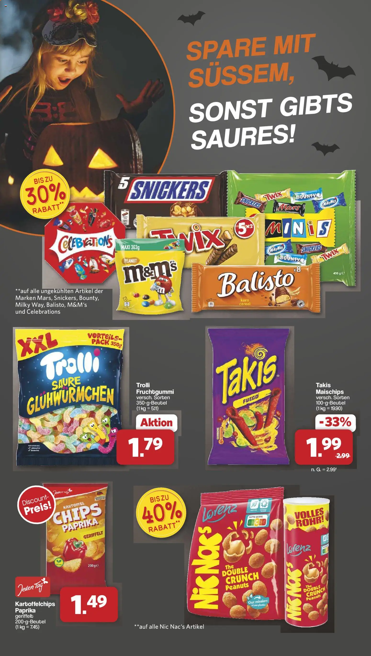 Famila Nordwest Prospekt 	 – gültig ab 27.10.2025 | Seite: 17 | Produkte: M&M's, Snickers, Mars, Paprika