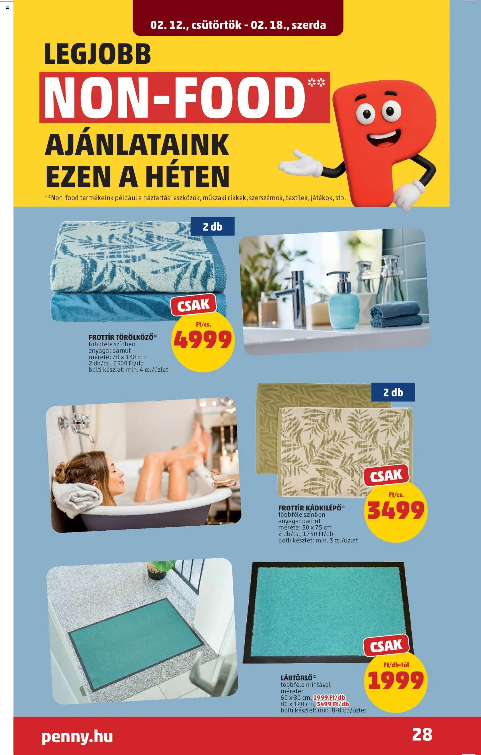PENNY akciós ujság - amely érvényes a következő dátumtól: 12.02.2026 | Oldal: 32