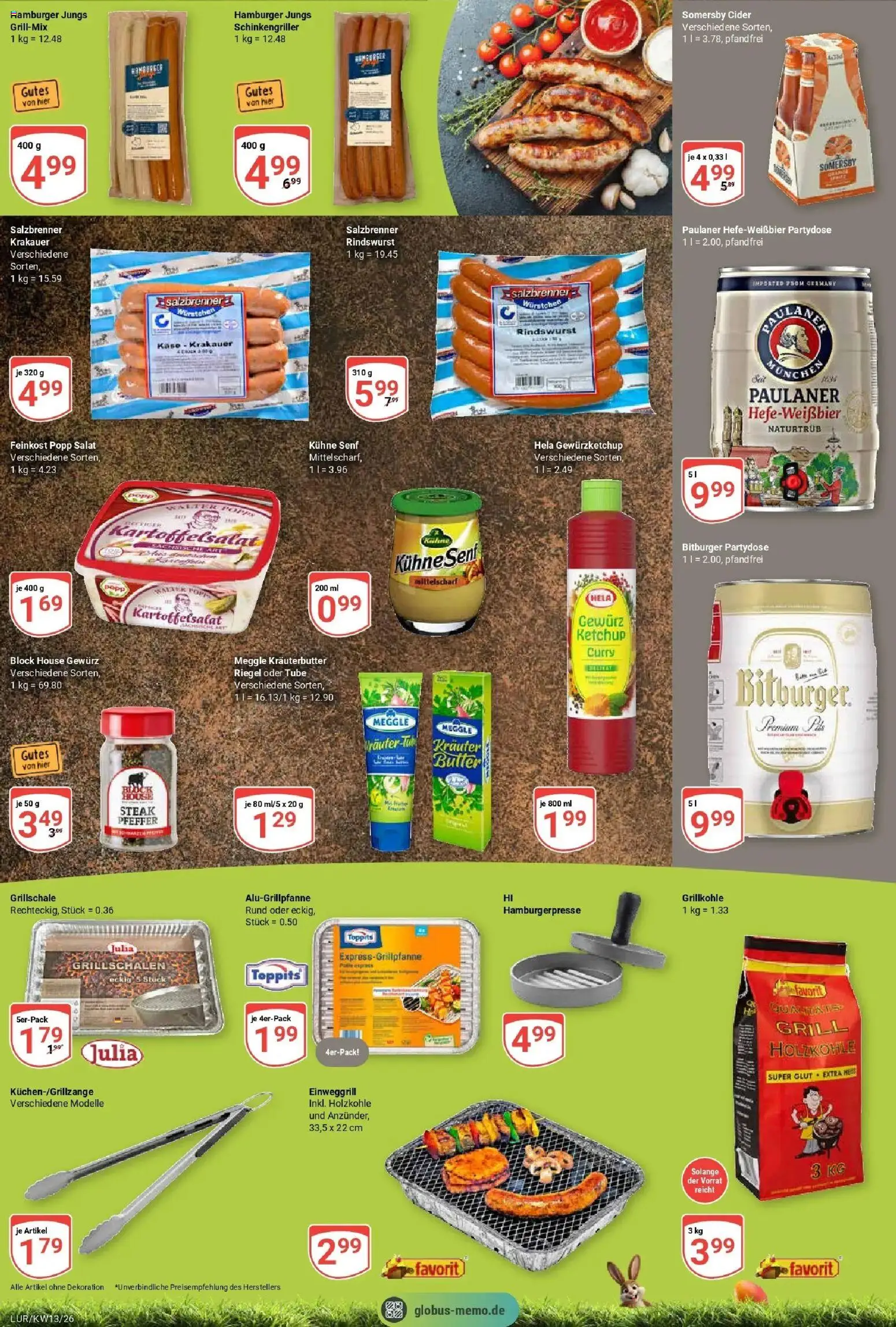 Globus prospekt Hamburg	 – gültig ab 23.03.2026 | Seite: 28 | Produkte: Bitburger, Grill, Pfeffer, Ketchup