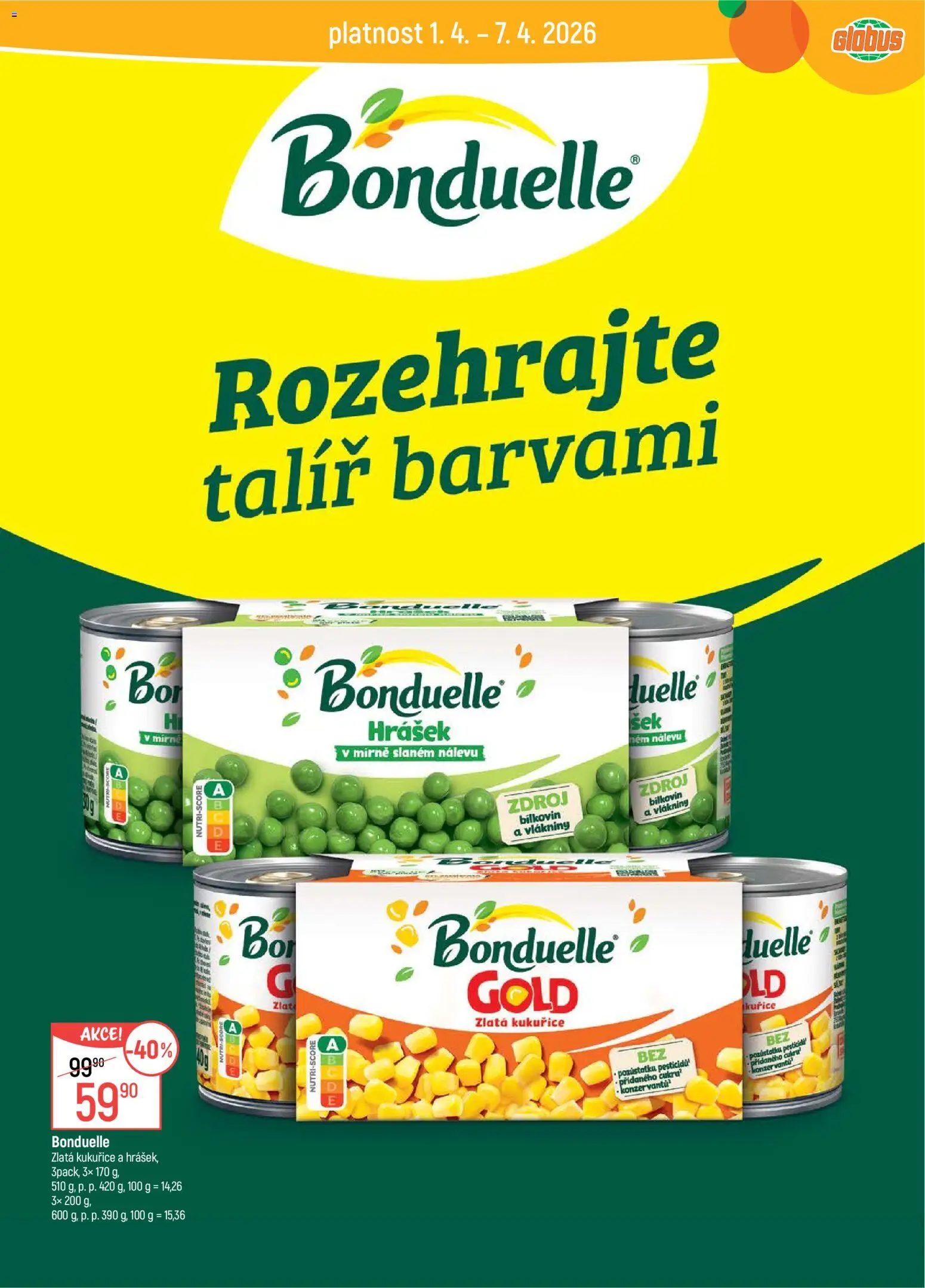 Globus leták - Trmice od 01.04.2026 | Strana: 24 | Produkty: Globus, Talíř, Hrášek