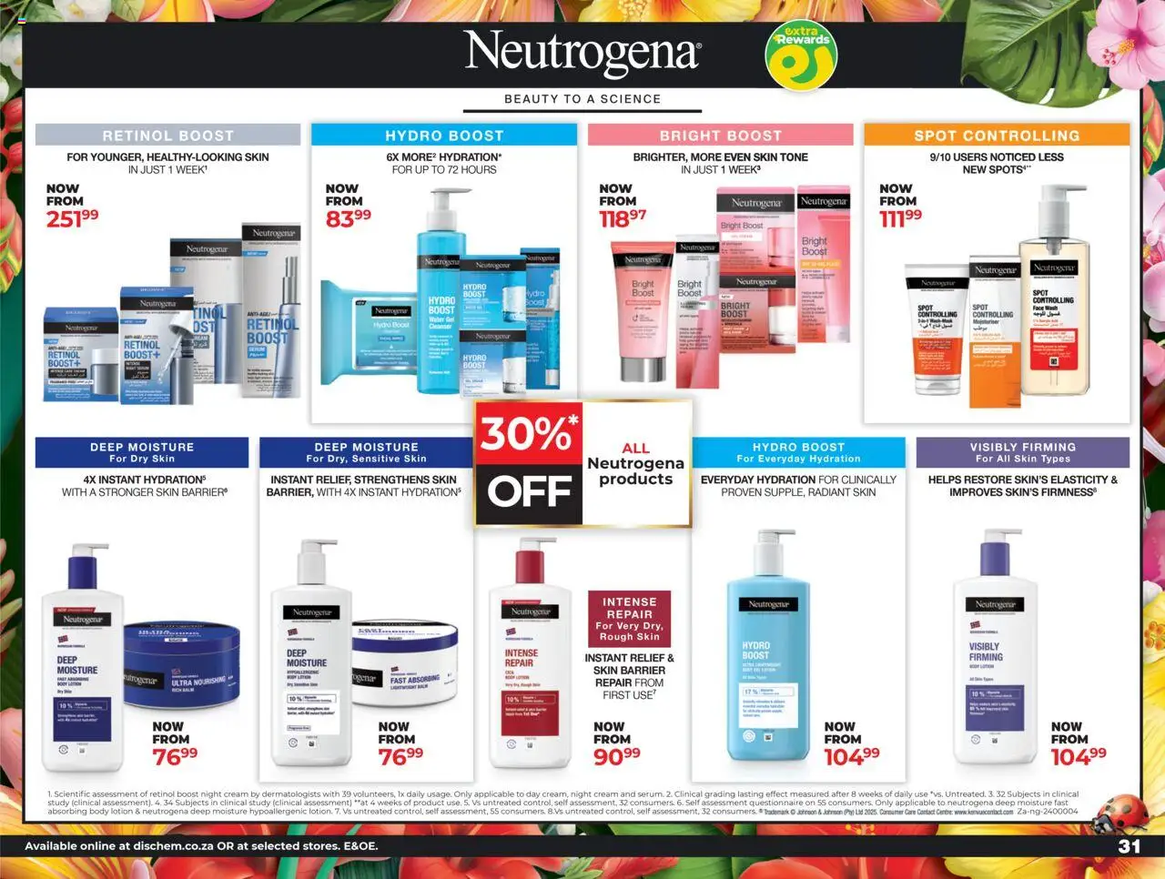 Dis-Chem - Beauty Fair │ valid from 21.08.2025 | Page: 32 | Products: Serum, Cream, Night cream, Lotion
