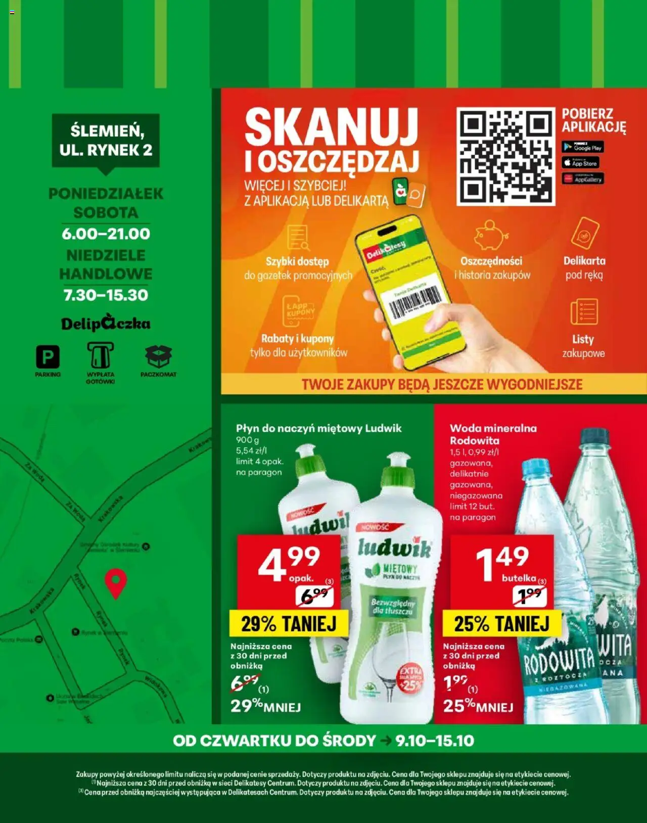 Delikatesy Centrum Gazetka - Ślemień Otwarcie od 09.10.2025 | Strona: 4 | Produkty: Por, Delikatesy, Woda