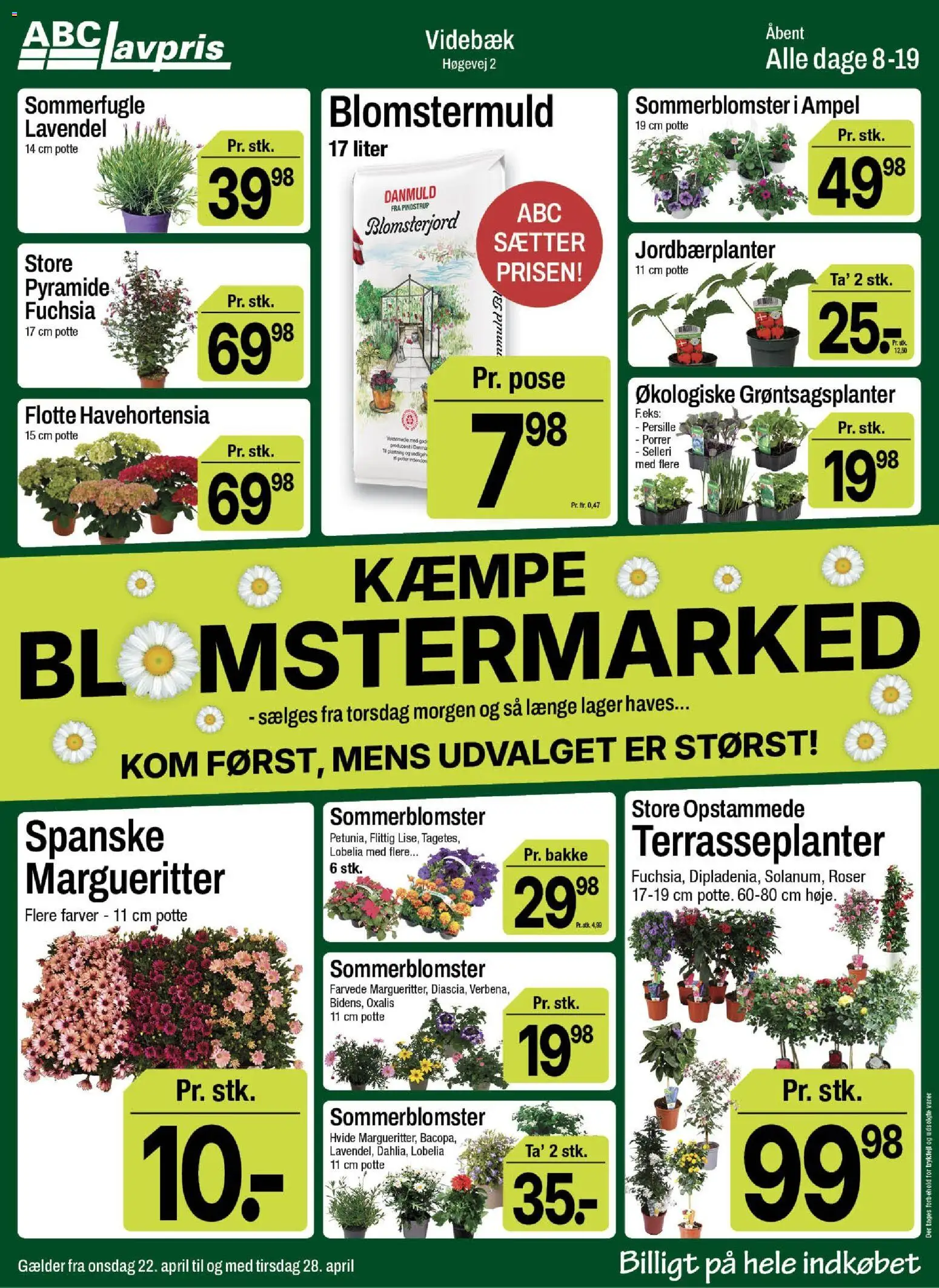 Abc Lavpris tilbudsavis – gyldig fra 22.04.2026 | Side: 1 | Produkter: Porrer, Selleri, Persille