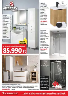Bauhaus Akciós újság - amely érvényes a következő dátumtól: 06.11.2025 | Oldal: 20 | Termékek: Csaptelep, Zuhanykabin, Dekoráció