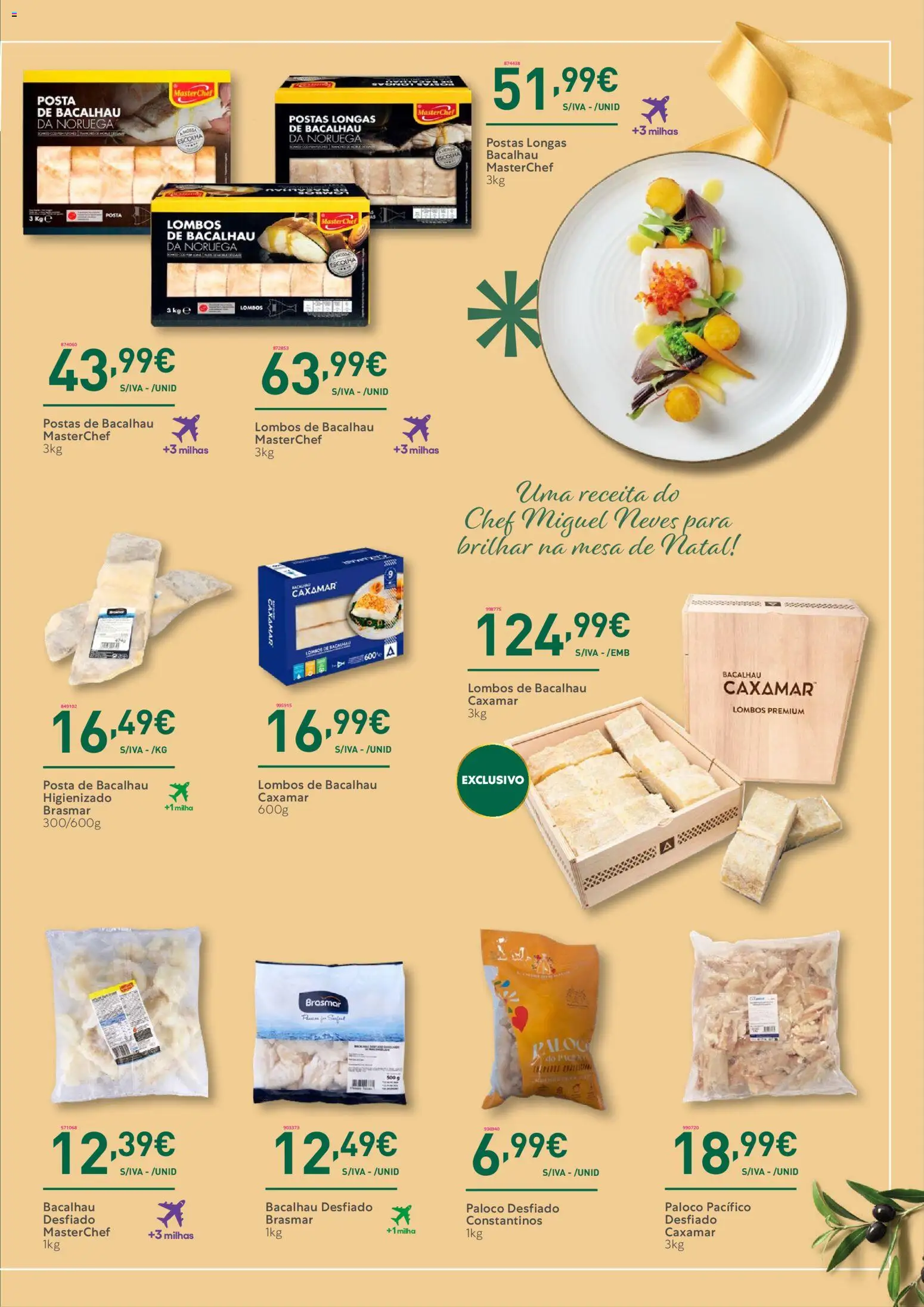 Recheio - Catálogo de Natal │ válido de 06.11.2025 | Página: 13 | Produtos: Bacalhau, Mesa