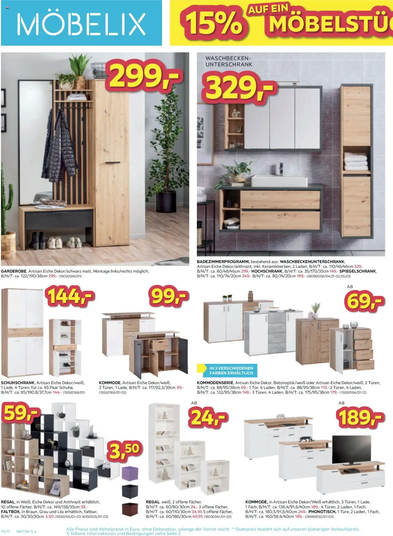 Möbelix Angebote gültig ab 28.07.2025 | Seite: 10 | Produkte: Waschbecken