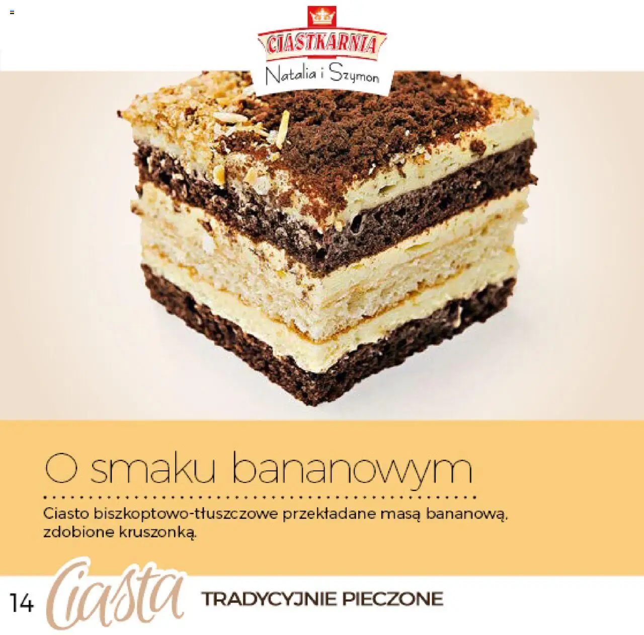 Topaz Gazetka - Ciast od 04.06.2025 | Strona: 14 | Produkty: Ciasto, Czekolada