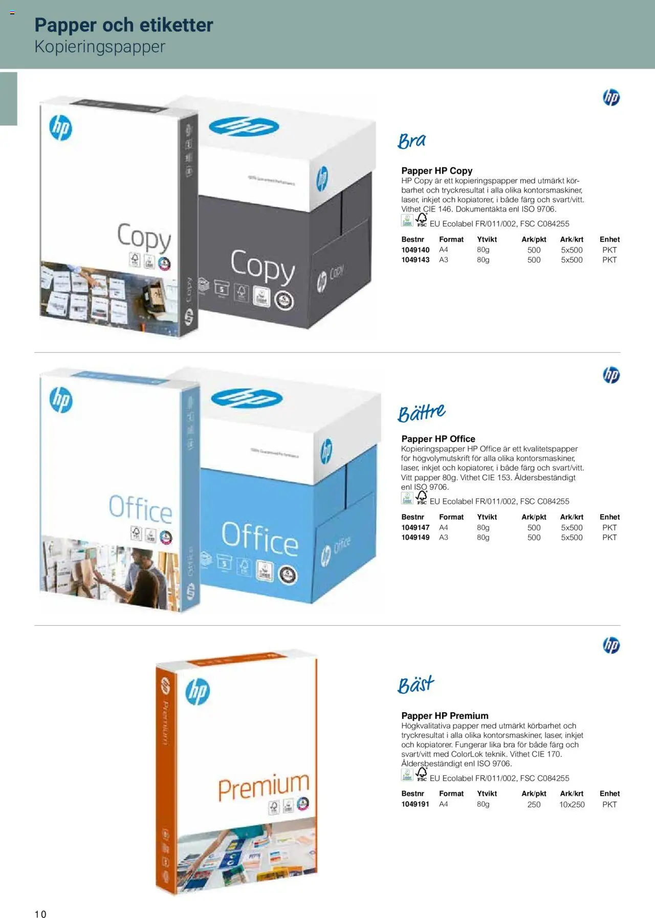 Office Depot reklamblad aktuell från 15.02.2024 | Sida: 12 | Produkter: Papper, Kopieringspapper