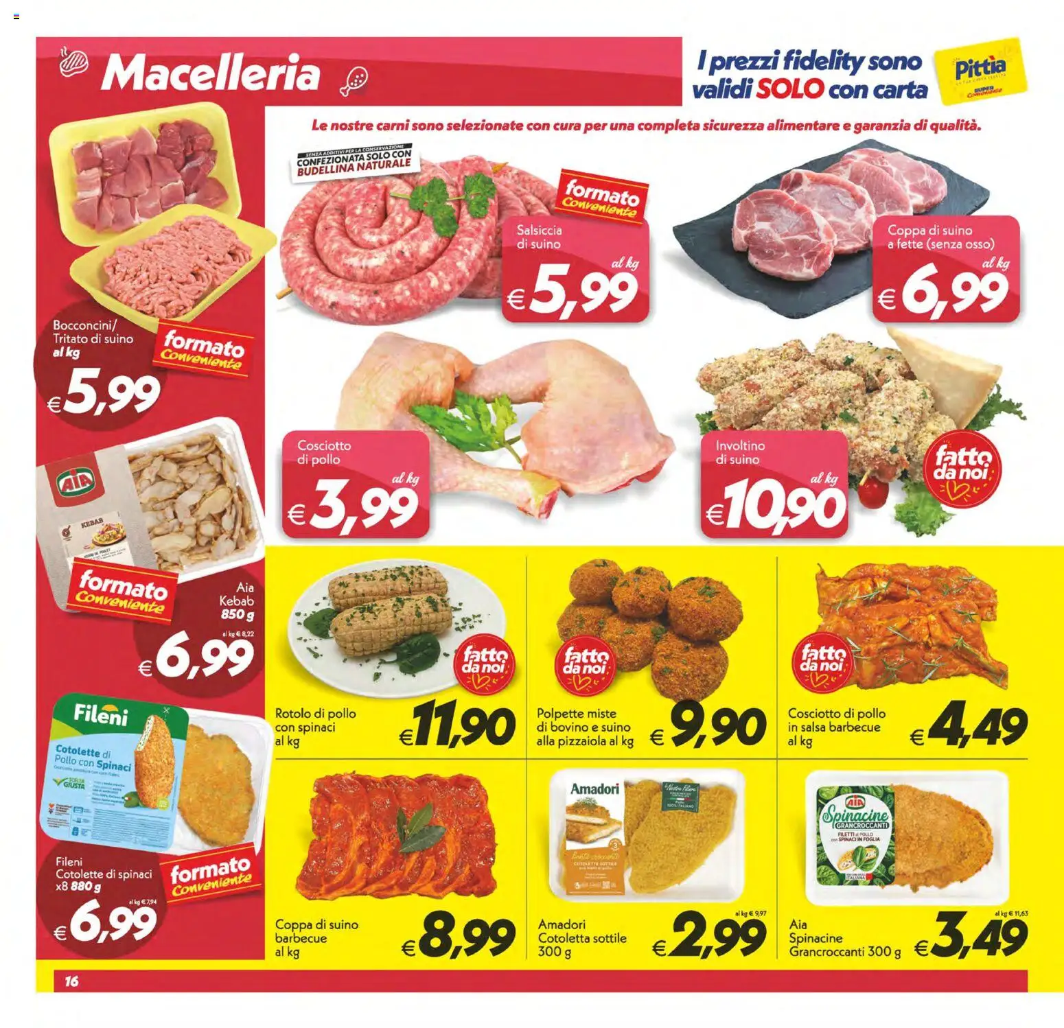 Volantino SuperConveniente del 13.02.2026 | Pagina: 16 | Prodotti: Salsa, Suino, Barbecue, Polpette
