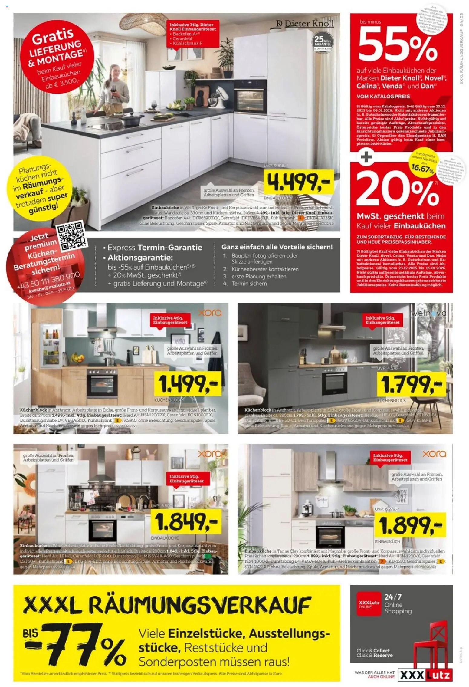 XXXLutz Winter Sonderverkauf gültig ab 29.12.2025 | Seite: 5 | Produkte: Uhr, Kühlschrank, Herd, Geschirrspüler