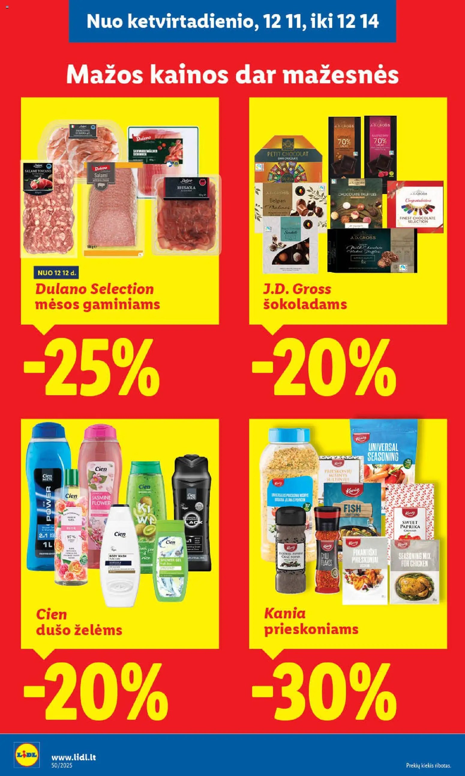 LIDL akcijos nuo 11.12.2025 | Puslapis: 14 | Prekių: Paprika