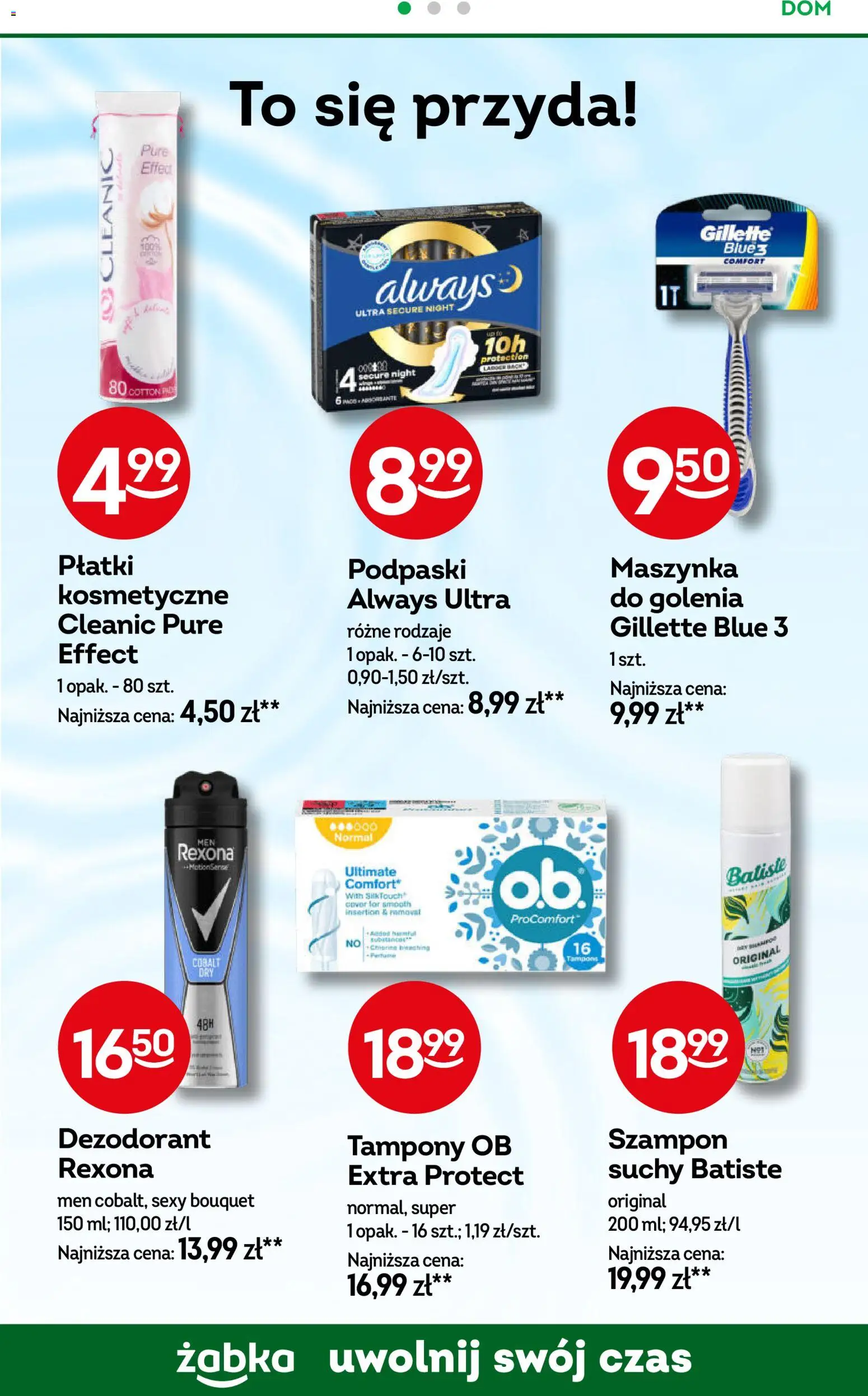 Żabka gazetka od 22.04.2026 | Strona: 88 | Produkty: Gillette, Podpaski, Szampon, Dezodorant