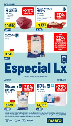 Pré-visualização Makro Especial Lx Semana 12 - Exclusivo Loja Alfragide válido de 19.03.2026