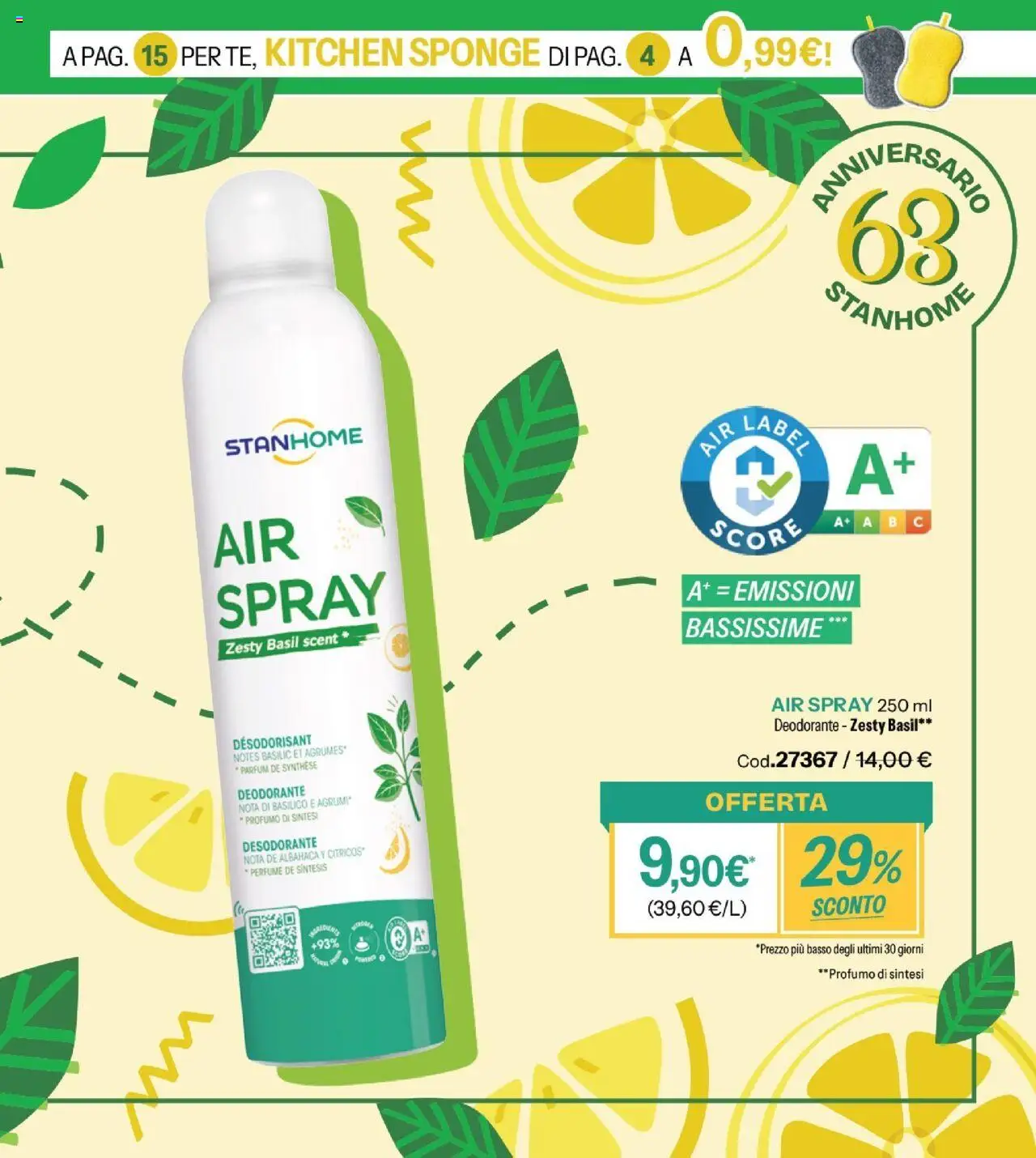 Volantino Stanhome del 30.09.2025 | Pagina: 15 | Prodotti: Deodorante, Basilico, Profumo