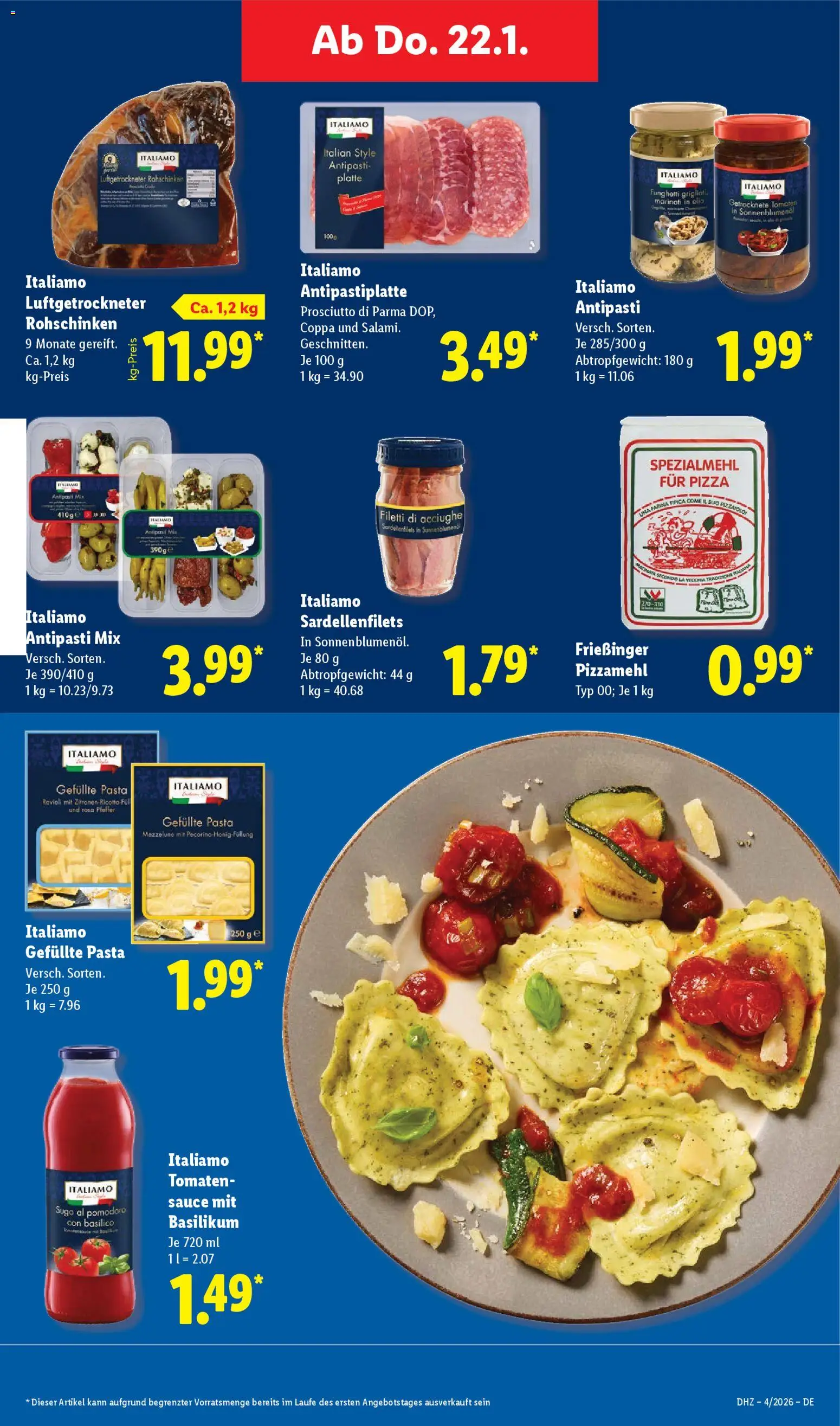 Lidl Prospekt Trier-West – gültig ab 19.01.2026 | Seite: 51 | Produkte: Sonnenblumenol, Pfeffer, Pasta, Pizza