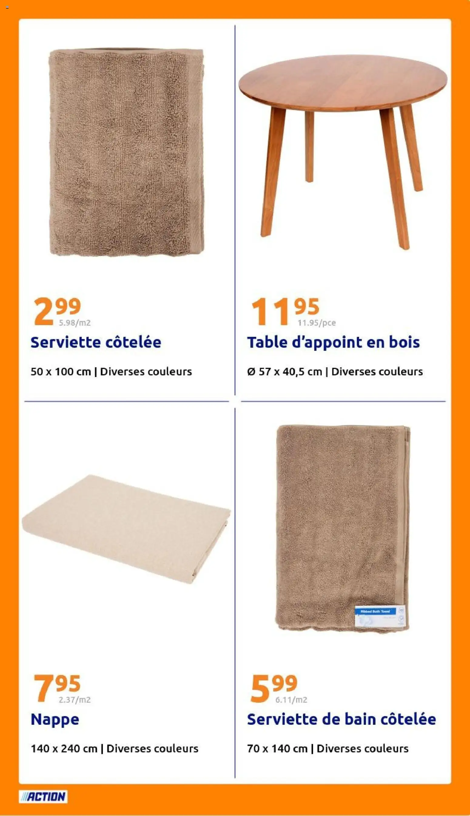 {H1} | Page: 29 | Produits: Table, Serviette de bain, Nappe