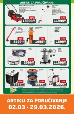 Gomex katalog Artikli za poručivanje - pregled Gomex kataloga - važi od 02.03.2026