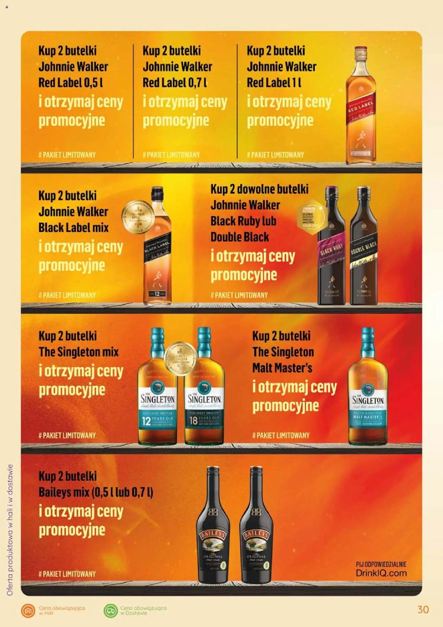 Eurocash Gazetka - Katalog Alkoholowy od 01.02.2026 | Strona: 30 | Produkty: Baileys, Red label, Black Label