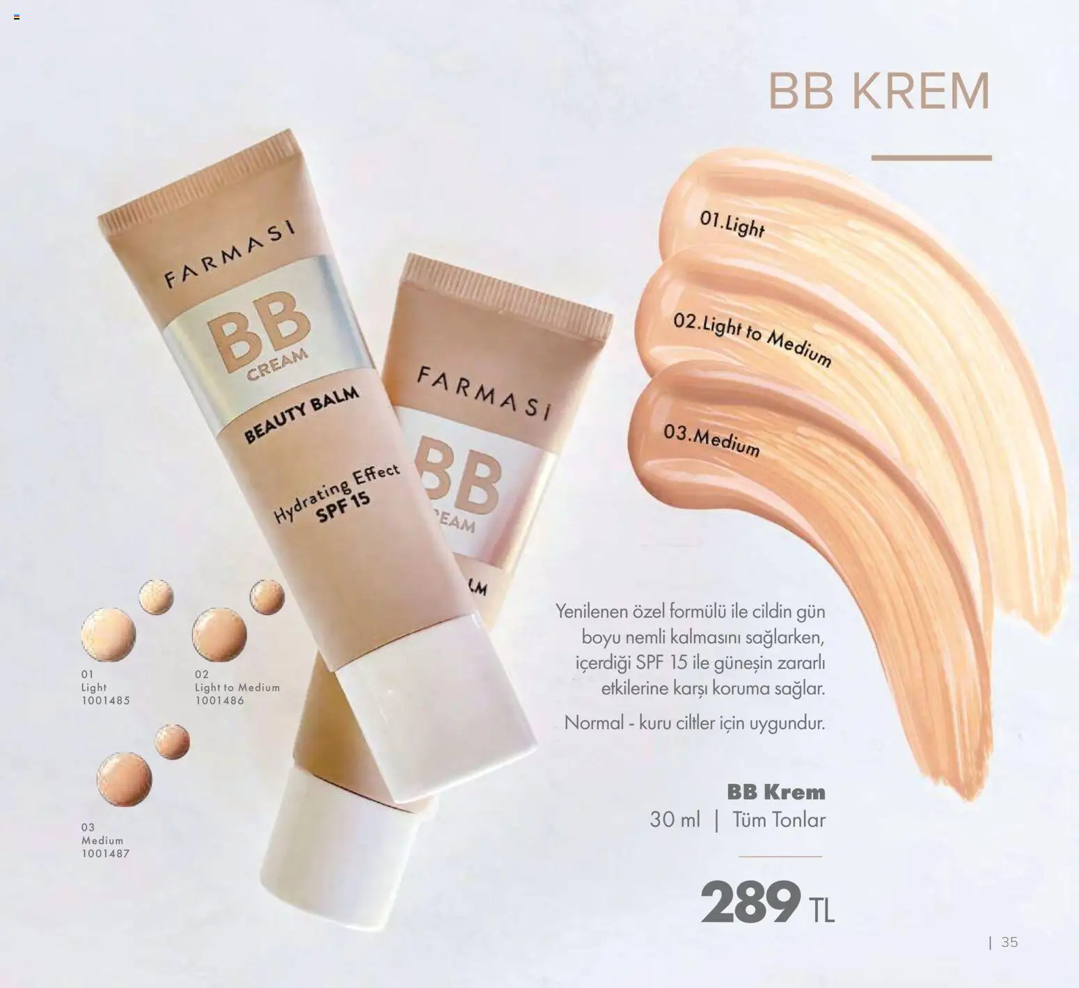 Farmasi Katalog - 01.11.2025 tarihinden itibaren geçerlidir | Sayfa: 35