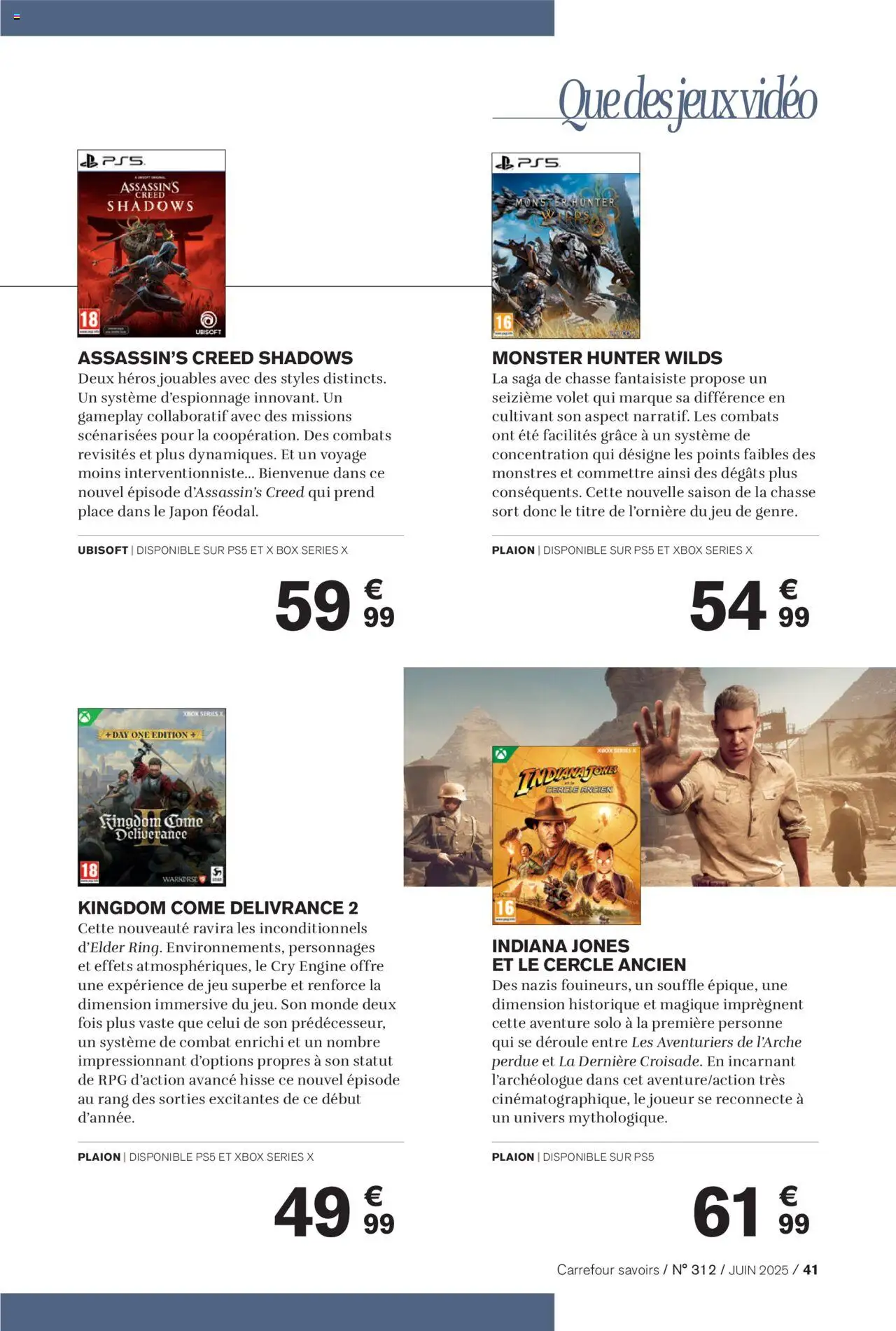  | Page: 41 | Produits: Vidéo, Joueur, Xbox, Jeux