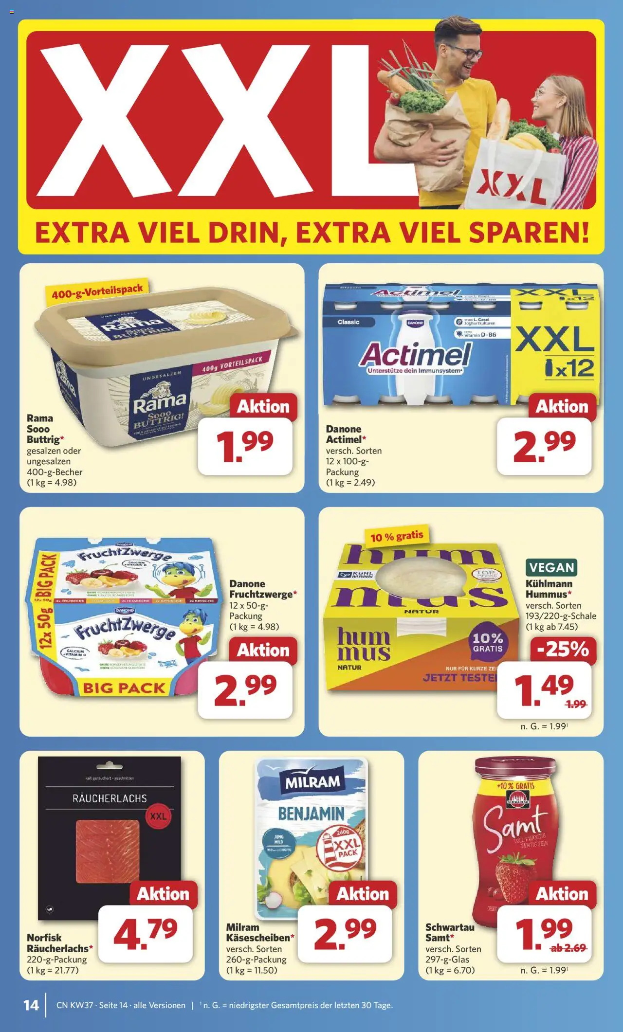 Combi Prospekt 	 – gültig ab 08.09.2025 | Seite: 19 | Produkte: Actimel, Fruchtzwerge, Räucherlachs, Himbeere