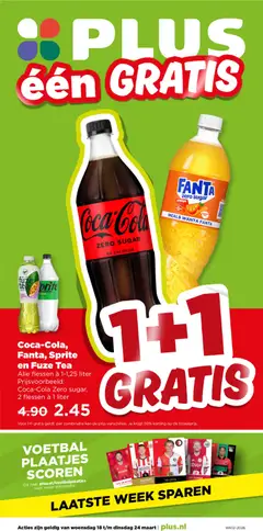 Plus folder week 12 - Voorbeeld van een folder van Plus, geldig van 18.03.2026