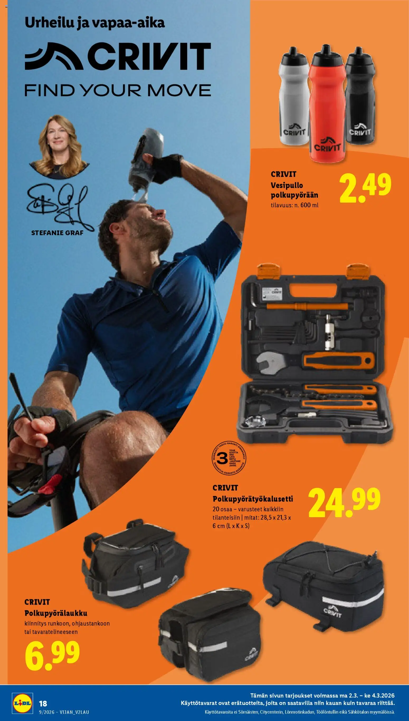 Lidl tarjoukset – voimassa 26.02.2026 alkaen | Sivu: 24 | Tuotteet: Vesipullo