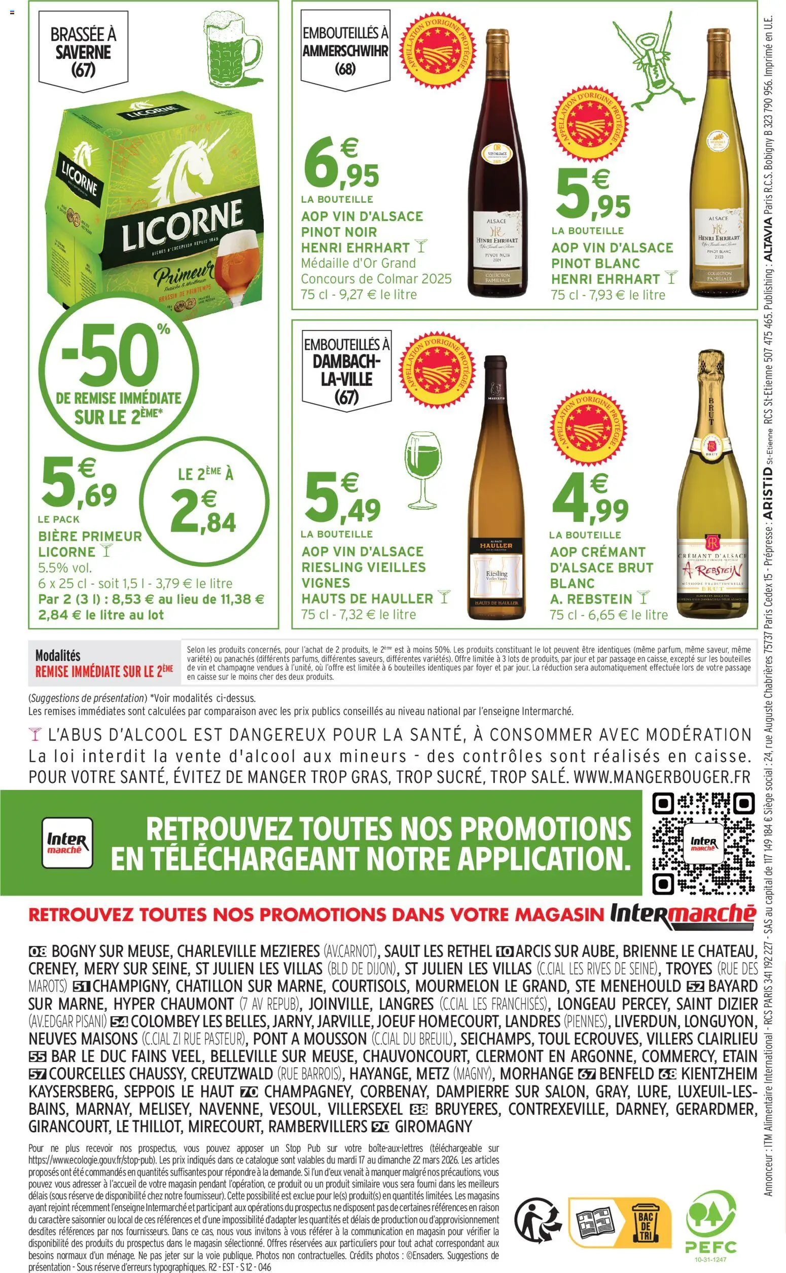 {H1} | Page: 4 | Produits: Champagne, Vin, Bière, Crémant d'alsace