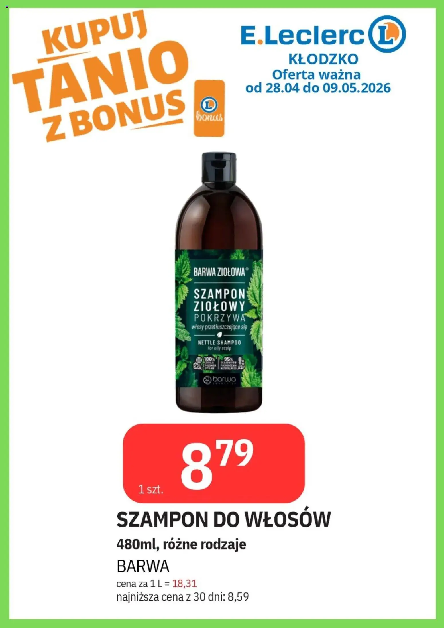 E.Leclerc gazetka - Kłodzko od 28.04.2026 | Strona: 46 | Produkty: Szampon