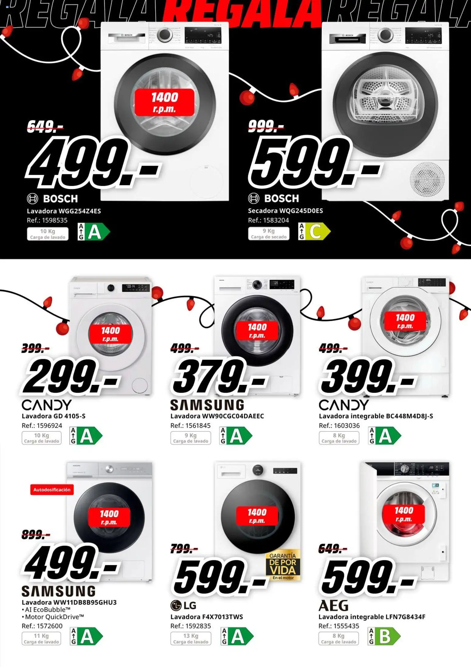 Media Markt folleto │ válido desde el 26.12.2025 | Página: 15 | Productos: Lavadora, Secadora