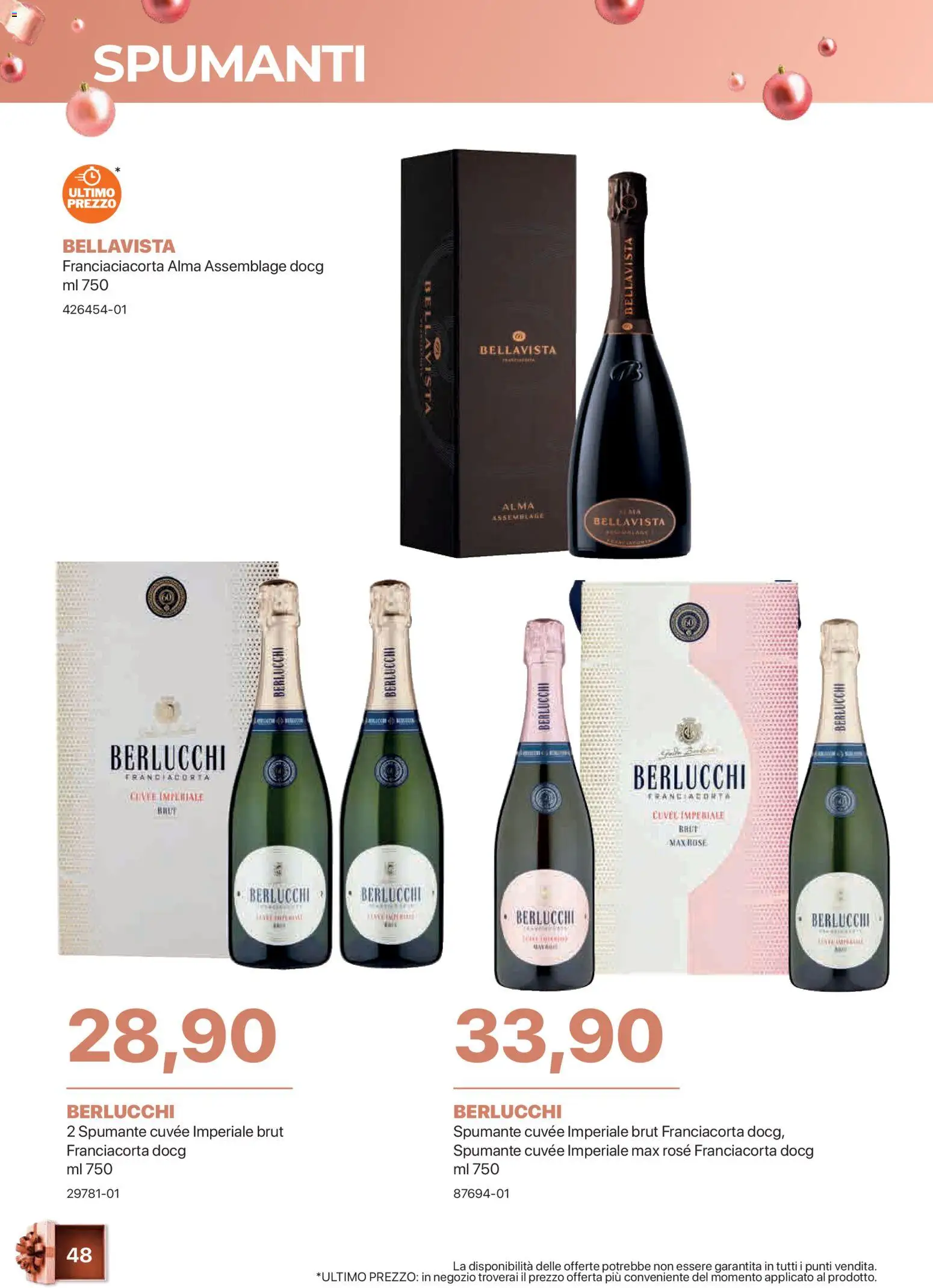 Volantino Sogegross del 05.11.2025 | Pagina: 48 | Prodotti: Spumante