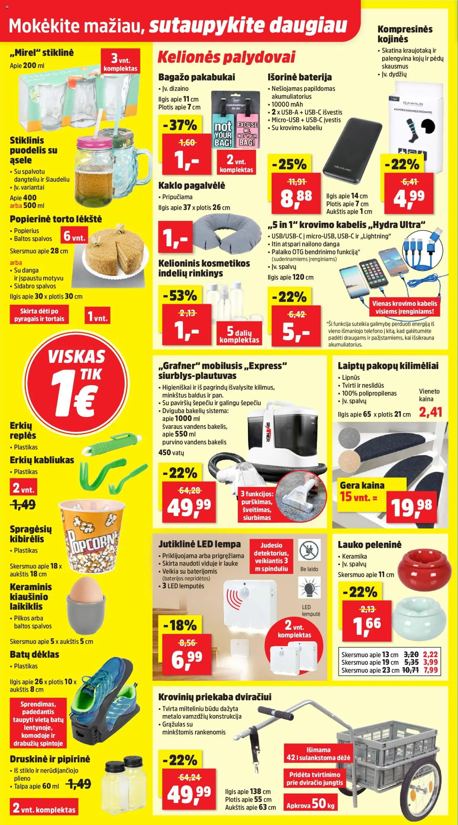 Thomas Philipps akcijos nuo 23.03.2026 | Puslapis: 8 | Prekių: Pagalvėlė, Lėkštė, Kabelis, Jungtis